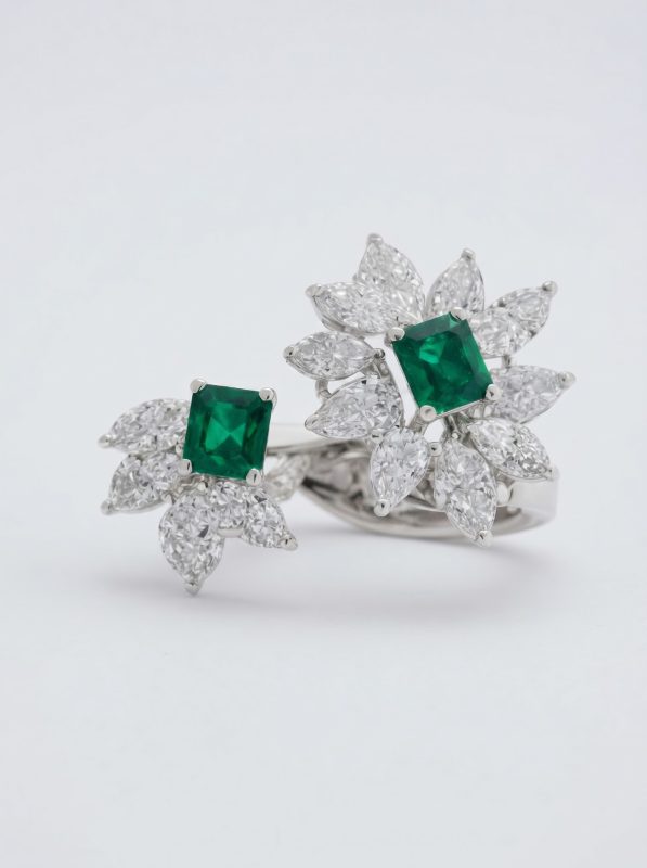 Emerald Bloom Ring