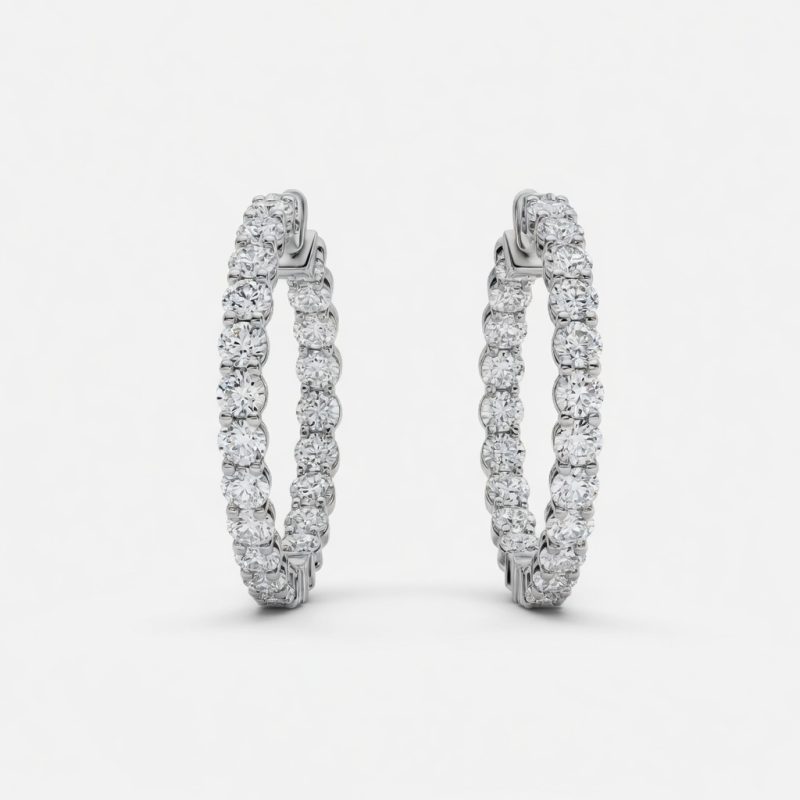 Eternity Hoops Earrings