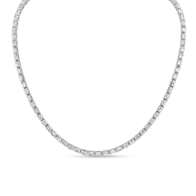 Classic Tennis Necklace Fancy Shape