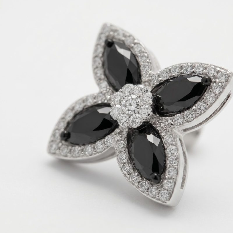 Noir Bloom Earrings