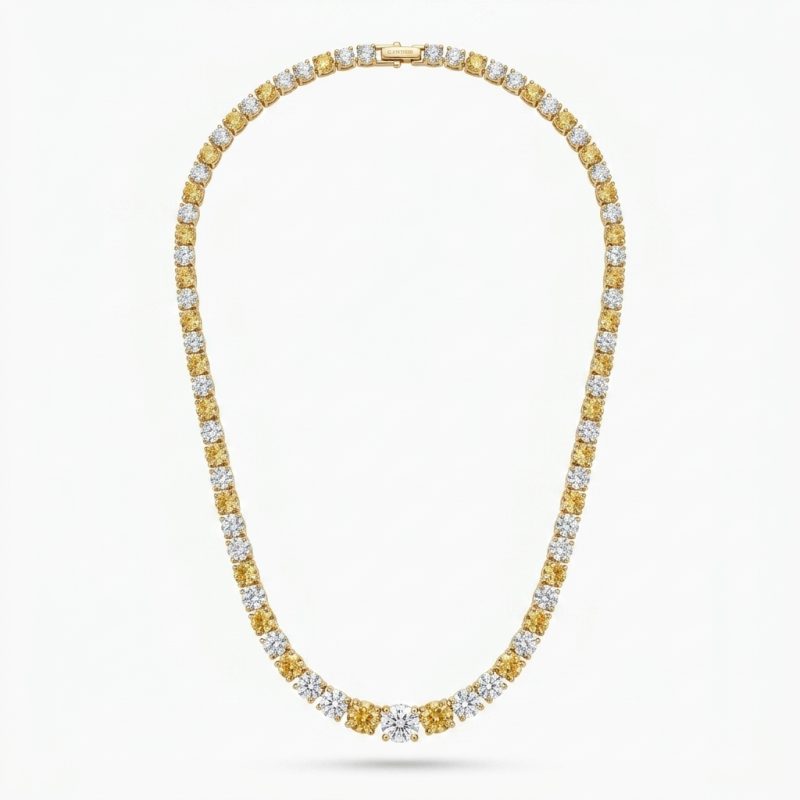 Golden Lumiere Diamond Necklace