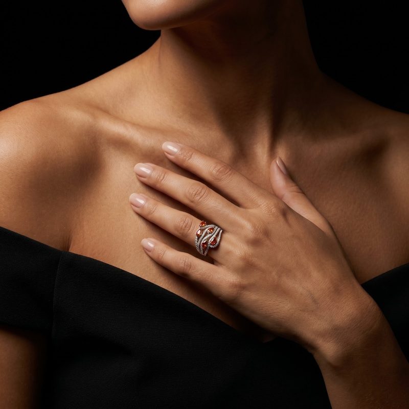 Amber Flow Ring
