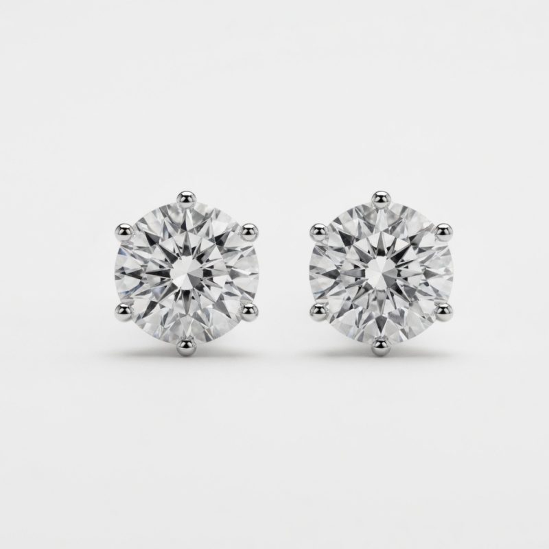Classic Round Stud Earring
